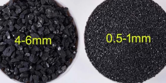 O carvão antracífero aditivo personalizado do carbono do tamanho pulveriza a temperatura 1300-1400℃ de trabalho